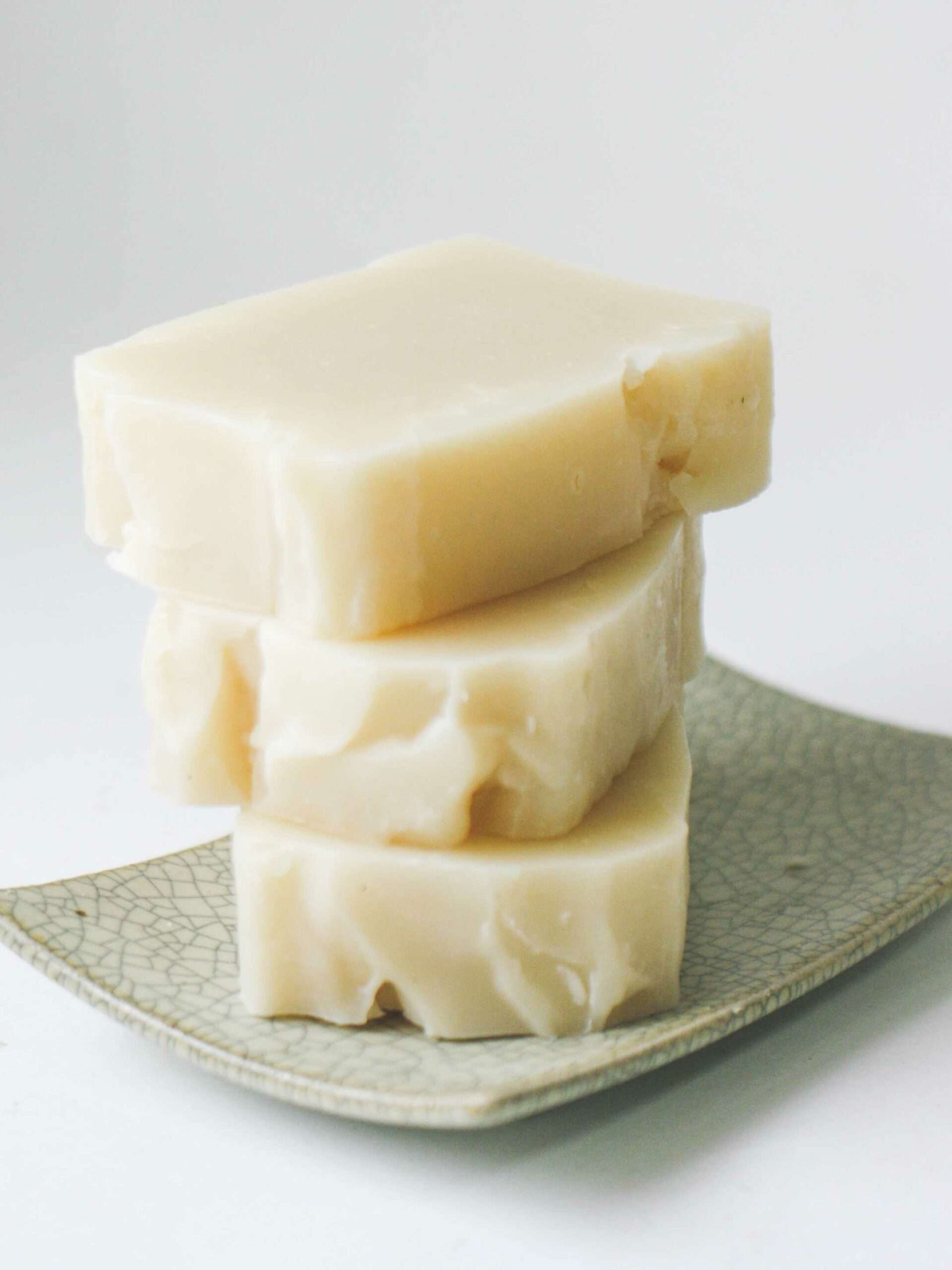 Natural Castile cole process soap make with olive oil.
